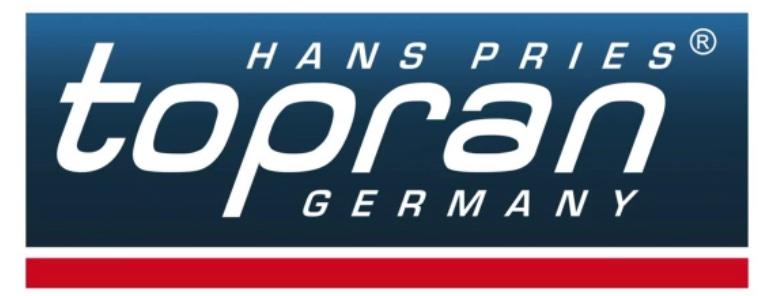 Запчастини TOPRAN / HANS PRIES