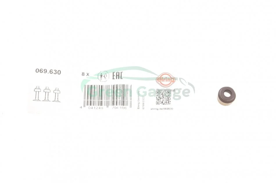Сальники клапанів IN/EX Fiat Bravo 1.4 08-, Doblo 1.4 10- Opel Movano 2.3 CDTI 10-, Vivaro 2.0 CDTI 06- Nissan Primastar dCi 90/dCi 120 06-, Qashqai 2.0 dCi 07- Renault Master 2.3 dCi 10-, Megane 2.0 dCi 05-, Trafic 2.0 dCi 06- ELRING 069.630 (фото 1)