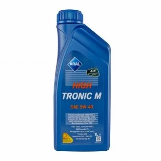 Мастило моторне синтетика Aral HighTronic M 5W-40 (DE) 3X1L A3/B3: A3/B4 (VW 502 00/505 00 MB 226.5/229.3/229.5 Renault RN0700/ RN0710 BMW Longlife-01Porsche A40) ARAL 150B6A