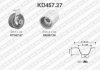 К-кт ГРМ (пасок + 2 ролика 55465/55494) VAG A2/A3/A4/Ford Galaxy/Alhambra/Fabia/Octavia/Roomster/Bora/Caddy/Golf/Passat 1.4-2.0Tdi 10.01-12.10 NTN SNR KD457.27 (фото 2)