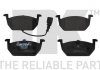 Колодки гальмівнi перед. Audi A3 Seat Leon, Leon Sc, Leon St Skoda Octavia Vw Golf Alltrack, Golf Sportsvan, Golf Vii 1.0-2.0D 08.12- NK 2247119 (фото 1)