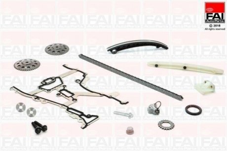 К-кт ланцюга ГРМ (з шестернями з ущільненнями) Opel Agila Z10XE/XEP/Astra G/H Z12EX/EXP/Z14XEL/XEP/Combo MK II Z14XEP/Corsa B/C/D Fischer Automotive One (FA1) TCK4S