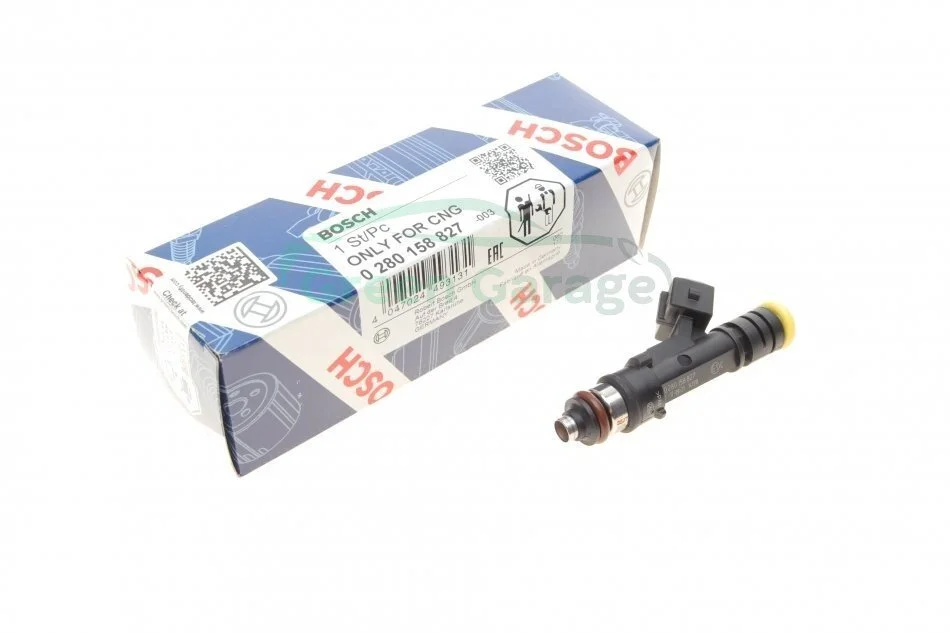 Форсунка газ Opel Astra, Zafira 1.6i CNG 2001.09-2005.07 (mot. Z 16 YNG), Fiat Punto 1.2 2004- VW Golf IV 2.0 2002-2006 BOSCH 0 280 158 827 (фото 1)