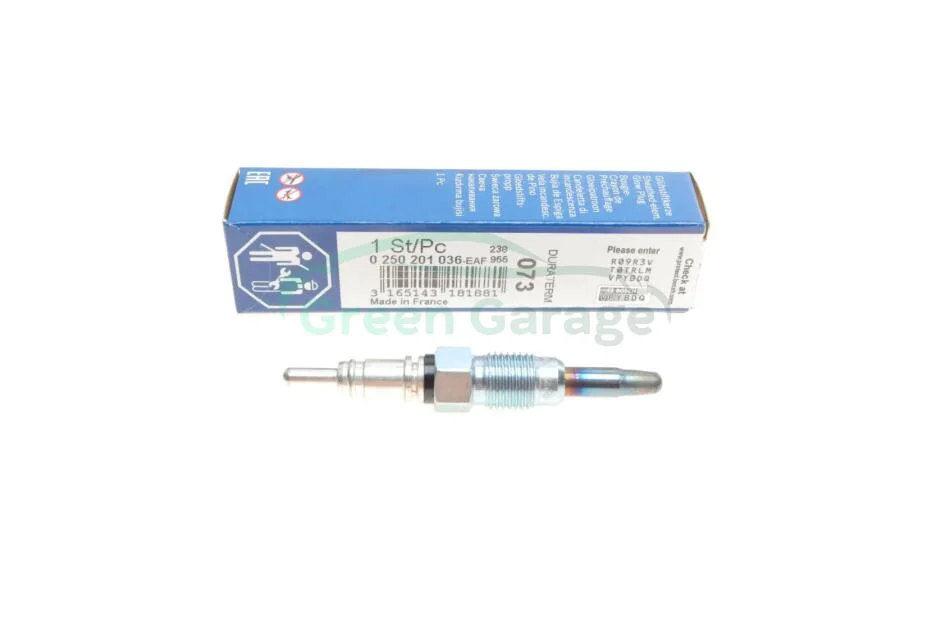 Свічка розжарювання Audi A3, A4/Seat Arosa/Cordoba/Ibiza/Toledo/Skoda Octavia,Golf III, IV 1.4TDI/1.6SDI/1.9TDI 93-06 BOSCH 0 250 201 036 (фото 1)