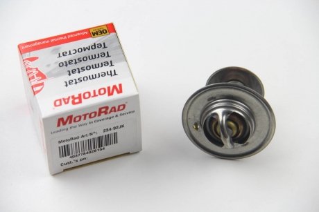 Термостат Opel Omega A/Ascona B/Ford Scorpio/Volvo S60/S70/V70 2.0-3.0 i/D -98 (92 C) (jiggle-pin) 234-92J MOTORAD 23492J (фото 1)