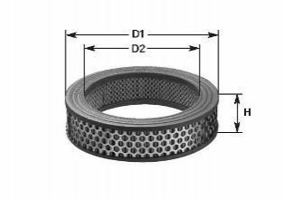 Фильтр воздушный Renault 19 1.8 i /1.9 D 88-/21 1.7 i/1.9 D 86-/Megane 1.9 D/2.0 i 96- CLEAN FILTERS MA617