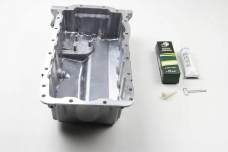 Масляный поддон Caddy 1.9TDI/2.0SDI 04- (дв. BDJ,BST,BJB) без отв. для датчика уровня масла BGA SP9608