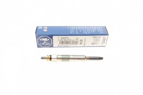 Свеча накаливания GLP014 RENAULT ESPACE, LAGUNA 2.2 96-02 (пр-во) BOSCH 0 250 202 025