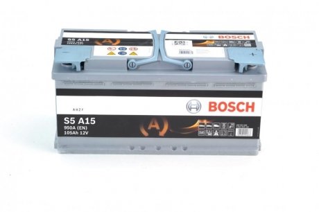 Акумулятор 12В/105Аг/950А/29,4кг BOSCH 0 092 S5A 150