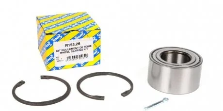 Подшипник ступицы OPEL ASTRA F, OMEGA B 91- перед. мост (Пр-во SNR) NTN SNR R153.26