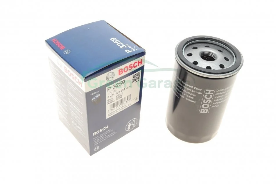 Фильтр масляный двигателя FORD FOCUS, TRANSIT (пр-во Bosch) BOSCH 0 451 103 259 (фото 1)
