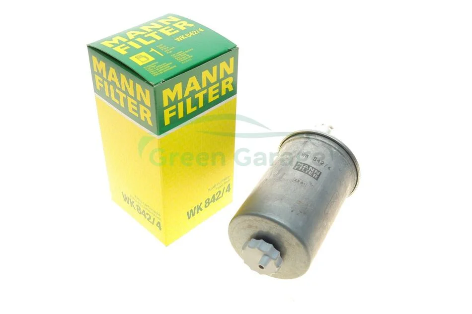 Фильтр топливный LT2.4D/T3 88>/T4 90>/Golf II87>/Golf III/Passat B3/B4/Sharan -FILTER MANN WK 842/4 (фото 1)