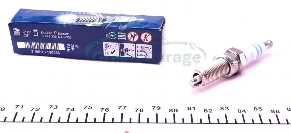 Свеча зажигания YR7MPP33 DOUBLE PLATINUM (MB) (пр-во) BOSCH 0 242 135 509 (фото 1)