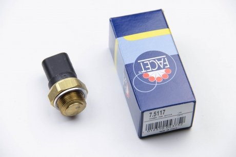 Датчик включения вентилятора ASTRA/VECTRA A,B/OMEGA A,B 1.0-3.0 86-03 (100°C-95°C) FACET 7.5117