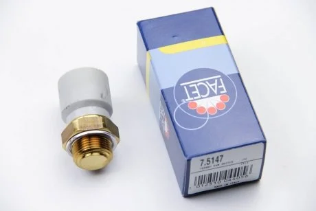 Датчик включения вентилятора (чёрный) ASTRA F/VECTRA A 1.4-2.0 88-98 (100°C-95°C) FACET 7.5147