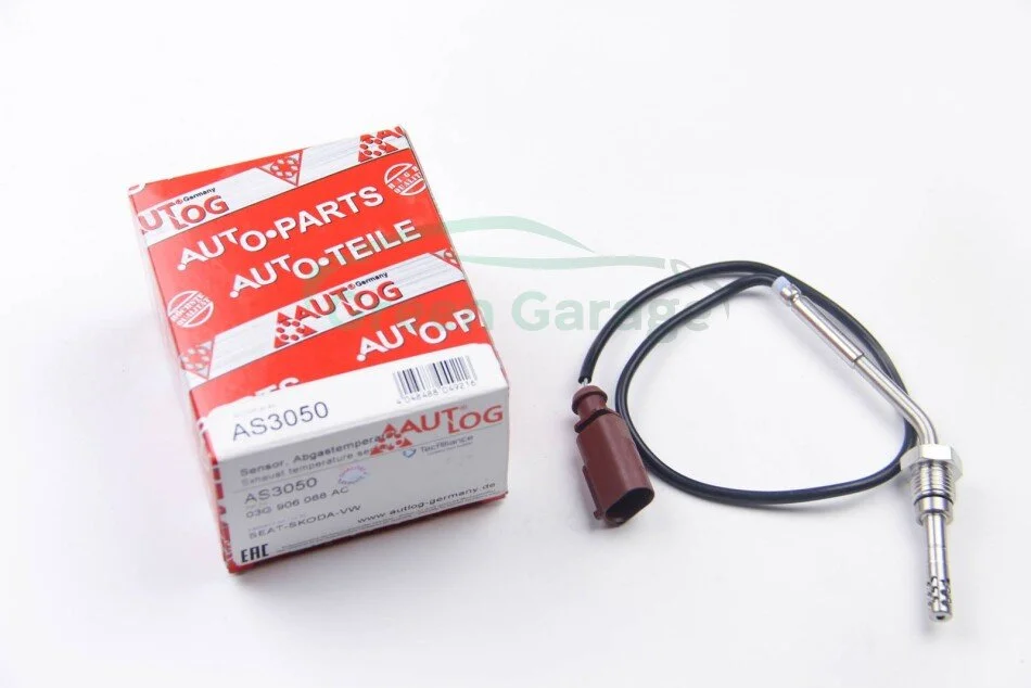 Датчик температуры ОГ VW POLO/ SKODA FABIA 1.4D/1.9D 01-10 (перед катализатором) AUTLOG AS3050 (фото 1)