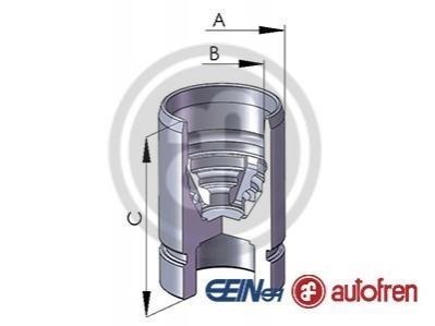 Поршень гальмівного супорта AUTOFREN D02589