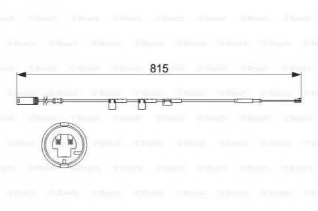 Датчик гальмівних колодок MINI Cooper/Cooper D/Cooper S/Cooper SD/John Cooper Works/John Coope BOSCH 1 987 473 524