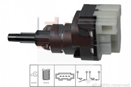 Перемикач сигнала гальм VW Golf IV, VW T4,T5, AUDI A4, A6, Seat Cordoba 99-, Skoda Octavia 99- EPS 1.810.229