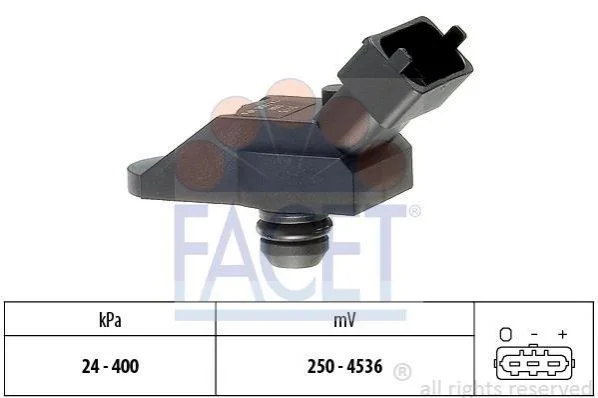 Датчик тиску повітря, регулювання висоти FACET 10.3115 (фото 1)