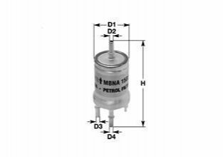 Фільтр палива CLEAN FILTERS MBNA1556