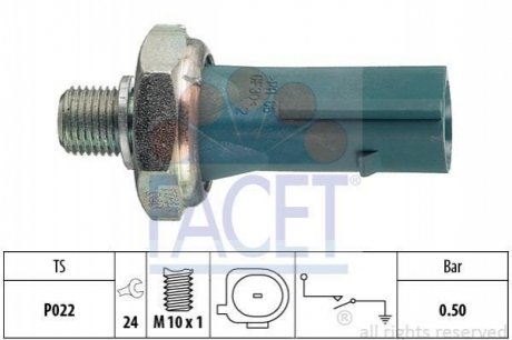 Датчик тиску FACET 7.0196