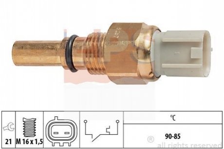 Датчик включення вентилятора (90-85°C) Toyota Avensis 2.0, Corolla 2.0, Yaris 1.3-1.5 97-08 EPS 1.850.267