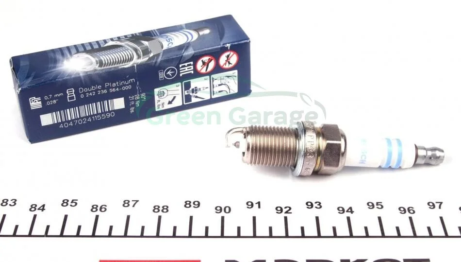 Свеча зажигания FR7KPP33+ DOUBLE PLATINUM (VAG) (пр-во) BOSCH 0 242 236 564 (фото 1)