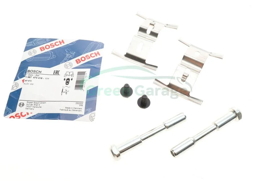 Комплектуючі гальм. колодок перед Audi Q7 Porsche Cayenne Vw Touareg 2.5D-6.0D 09.02-08.15 BOSCH 1 987 474 418 (фото 1)