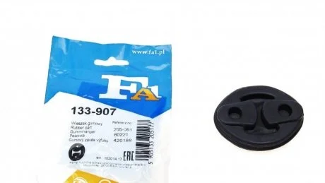 Кріплення глушника (гума) Ford Escort V (Gal) 1.8 16V XR3I 95-, Transit 2.0D/2.2D/2.4D 94- Fischer Automotive One (FA1) 133907