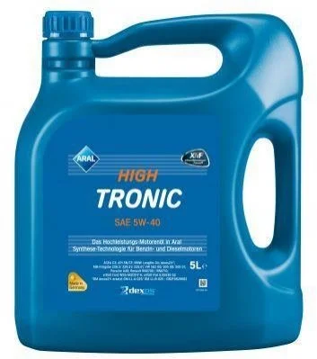 Мастило моторне синтетика Aral HighTronic 5W-40 (DE) 5L A9 (VW 502 00/505 00/505 01 MB 229.31 Ford WSS-M2C917-ARenault RN0700/ RN0710 Fiat 9.55535 S2) ARAL 1529F9 (фото 1)