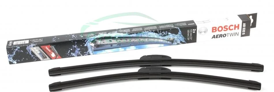 Щетка дворн. к-кт (53+50см) HBG1.1 безкаркас BMW 3/MONDEO/PASSAT/T4 BOSCH 3 397 118 986 (фото 1)