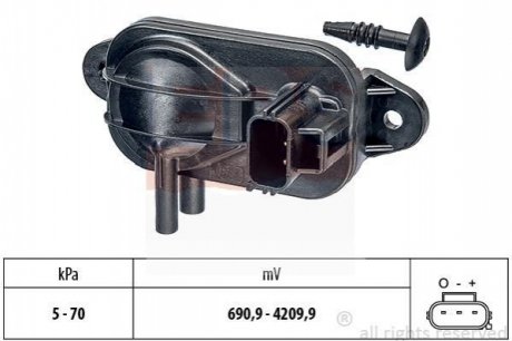 Датчик тиску Ford C-Max/Focus/Mondeo, Landrover Freelander, Mazda 3, Volvo S60/V70/XC90 EPS 1.993.268