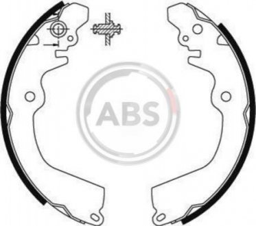 Колодки тормозные задн. Carisma/Colt/Lancer/Galant/Space Star/Space Runner/Mirage 91-06 A.B.S. 8903