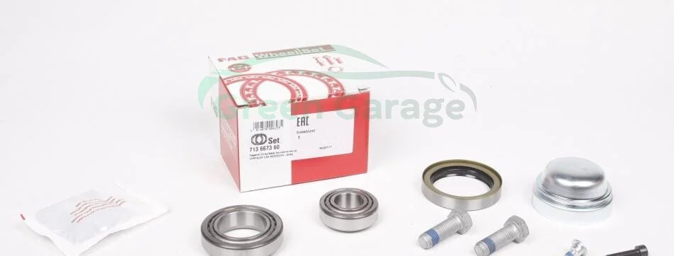 Подшипник ступицы перед. C-клас W202 96>00/E-клас W210 95>00/W124 400E FAG 713 6673 60 (фото 1)