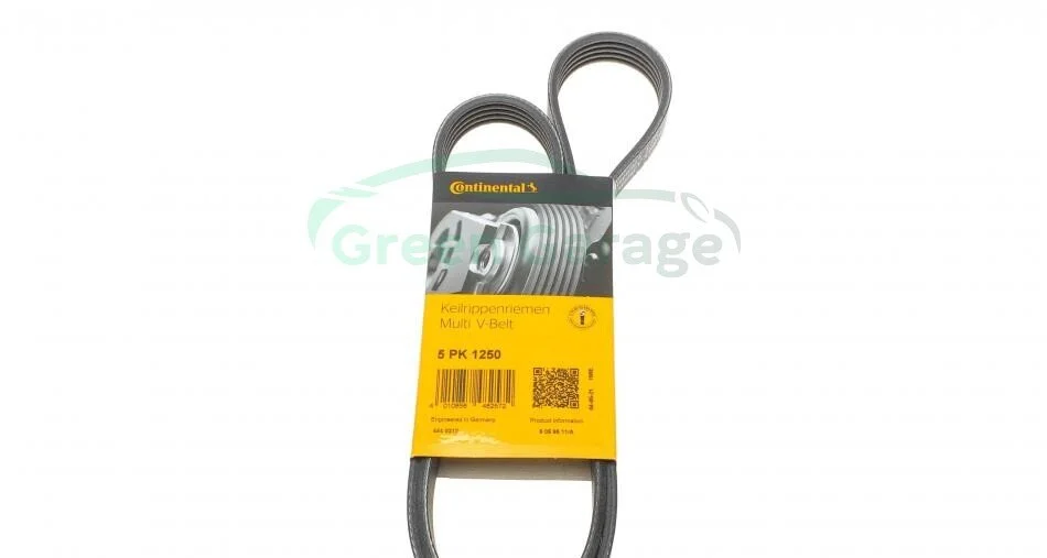 Ремень генератора Berlingo/Partner 1.1/1.4/1.6i 97> (PS,+AC) CONTITECH 5PK1250 (фото 1)