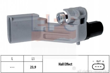 Датчик к/вала Audi A4 04-/VW Caddy/Golf V 07- (BDJ, BJB, BCA, BSU, BLS, BST, BUD, BMM) EPS 1.953.464