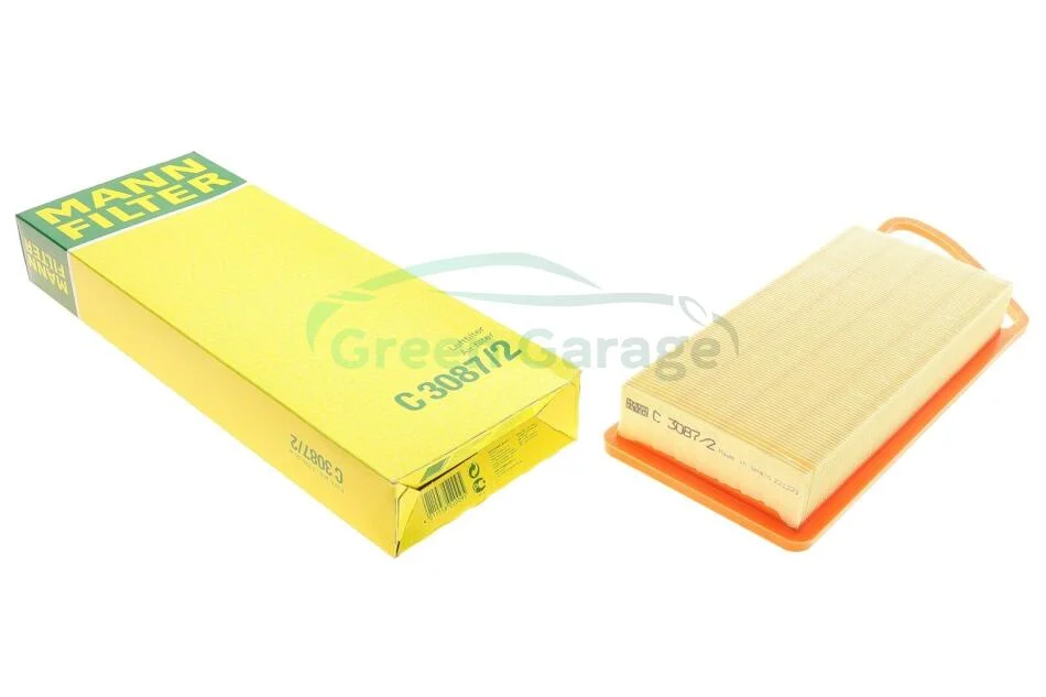 Фильтр воздушный 1.4HDi Nemo/Bipper 08-/C1/C2/C3 02-/206-307 02- -FILTER MANN C 3087/2 (фото 1)