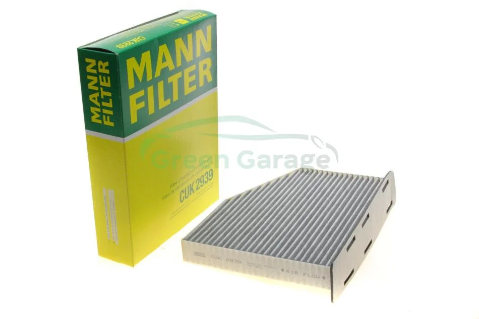 Фильтр салона Caddy III/Golf V/Passat B6/Octavia 04- (угольный) -FILTER MANN CUK 2939 (фото 1)