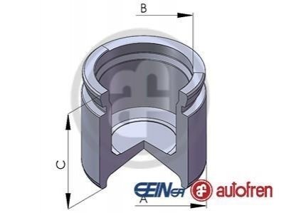 Поршенек суппорта Vectra A/Ascona/Corsa/Cadet 70-95 48*44,5mm SEINSA AUTOFREN D02562 (фото 1)