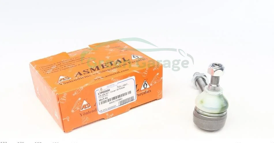 Наконечник рулевой тяги Peugeot 206/307 00-/Citroen C4 05-11 Пр. ASMETAL 17PE0500 (фото 1)