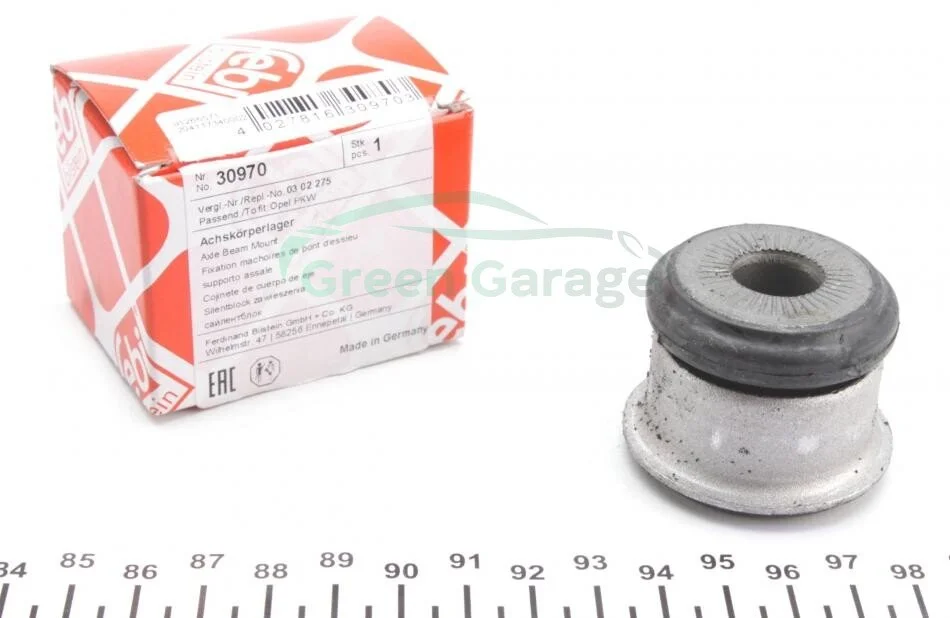 Втулка балки OPEL ASTRA G передн. вісь, (Вир-во Febi) FEBI BILSTEIN 30970 (фото 1)