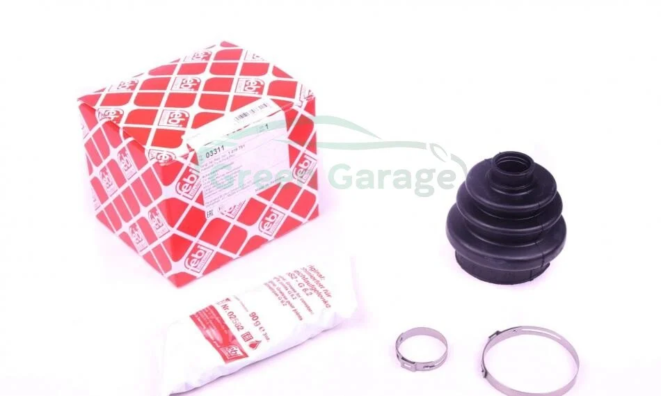 К-кт пильовика ШРКШ зад. зовн./внутр. +змазка Ford Scorpio, Sierra 1.6-2.3 88-93 FEBI BILSTEIN 03311 (фото 1)