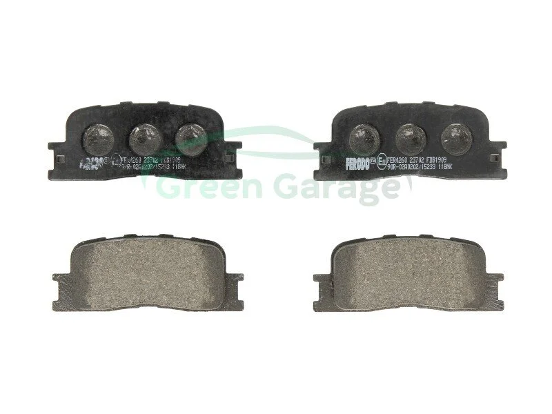 Колодки тормозные задние Toyota Camry 01-06 (akebono) (93x38x16) FERODO FDB1909 (фото 1)