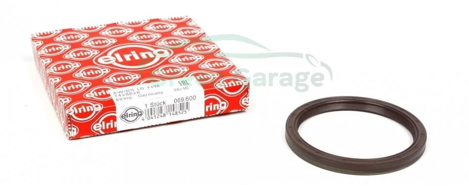 Сальник 74x88x8 коленвала задний Doblo/Fiorino/Linea 1.2/1.4i 01- ELRING 069600 (фото 1)
