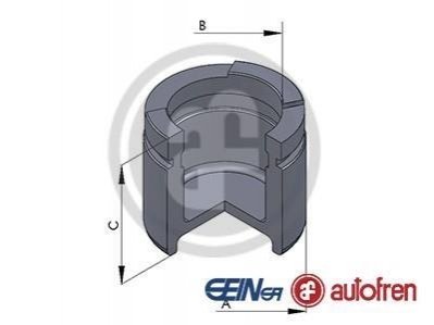 Поршенек суппорта перед VECTRA/OMEGA (54x47,9мм) 86-95 SEINSA AUTOFREN D025311