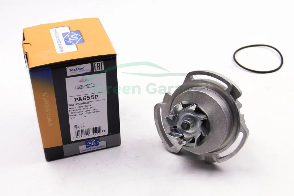 Водяной насос Cordoba/Golf II/III/Jetta/Polo 1.0/1.3/1.4 -99 Saleri SIL SALERI SIL PA655P (фото 1)