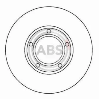 Гальмівний диск A.B.S. 15814