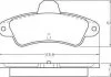 Тормозные колодки зад. Ford Mondeo 93-00 (Bendix) без датчика (115,8x53,7x15) A.B.S. 36844 (фото 1)