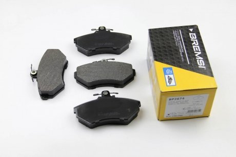 Тормозные колодки перед. AUDI A4/SEAT CORDOBA/VW PASSAT 1.6-1.9DH 94-02 (TRW) Bremsi BP2674